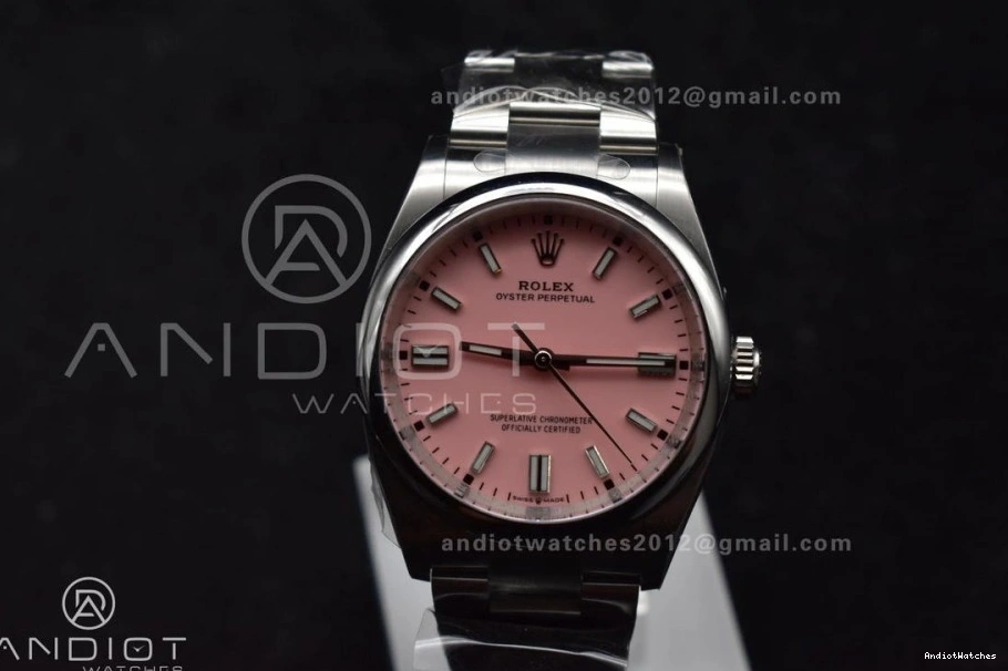 Dial 964 VR Oyster 904L 126000 Clean Pink Perpetual 36mm Steel AllSeason Edition Best 1:1 0206